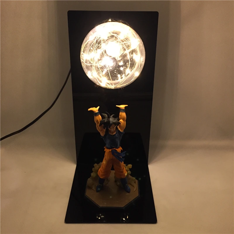 Dragon Ball Z лампа Фигурки Игрушка Сон Гоку kamehameha лампа аниме модель куклы с светодиодный светильник для детей Рождественский подарок
