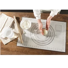 High-Quality Collapsible Non-stick Silicone Baking Mat Kneading Dough Pad Baking Tray Inner Liner Kitchen Cooking Tools