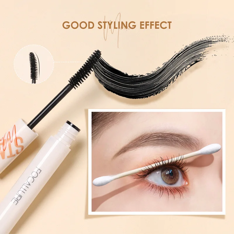 

FOCALLURE Volumizing Mascara Curling Thick Makeup Waterproof Black Lengthening Mascara Eye Cosmetics Eyelashes Makeup TSLM1