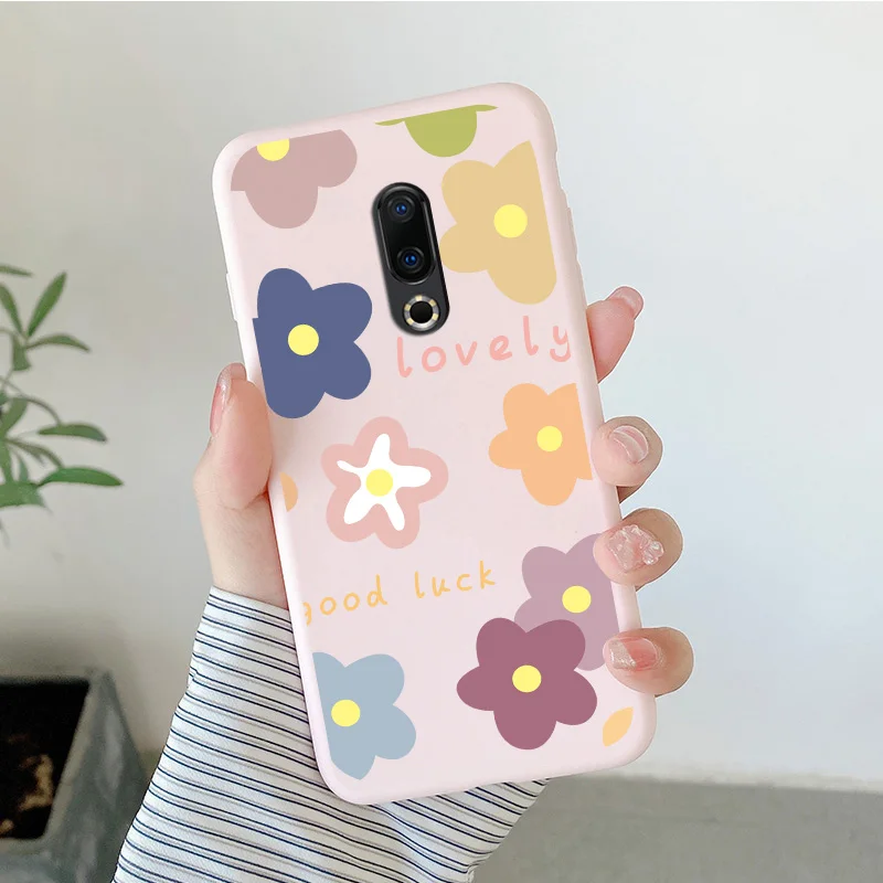 For Meizu 16 16t 16s 16x 16xs Plus Case Cartoon Flower Butterfly Pattern Shell Painted Silicone Protection Phone Cover cases for meizu Cases For Meizu