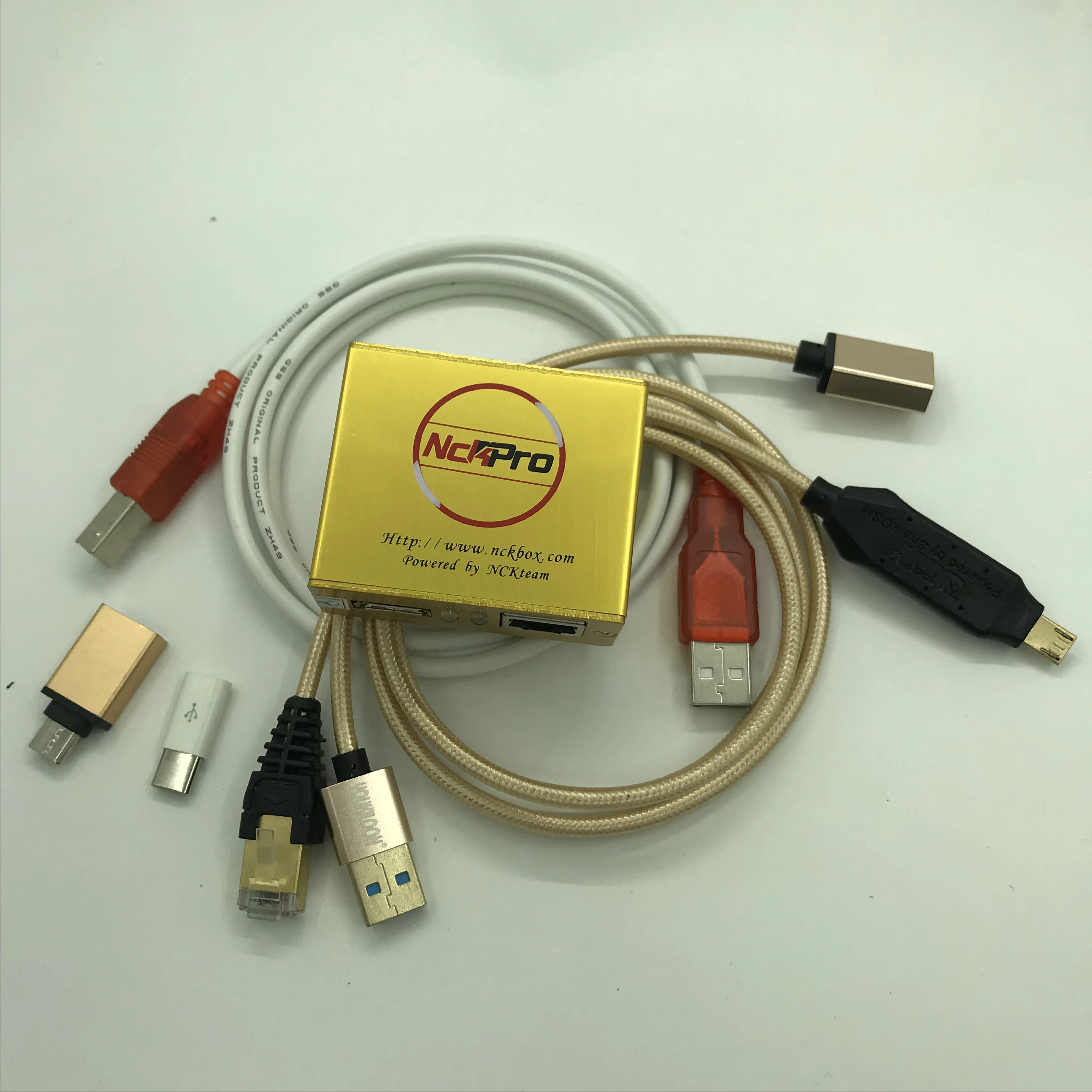 Gsmjustonct NCK 프로 박스 + UMF 케이블, 완전 활성화, 잠금 해제, 수리 및 플래시, 무료 배송, 신제품