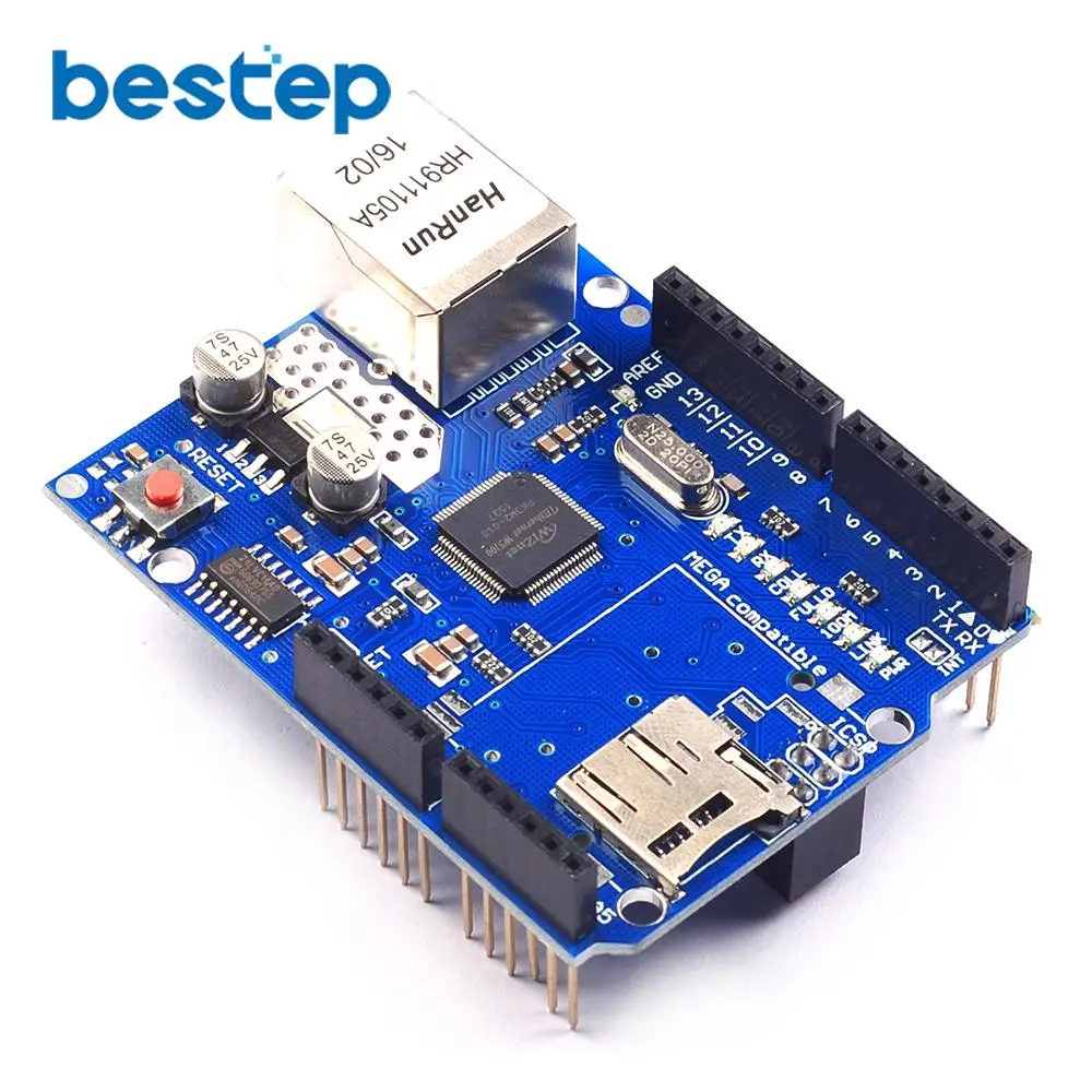 Mega2560 Atmega2560-16AU CH340G UNO R3 Board W5100 Ethernet Shield for Arduino
