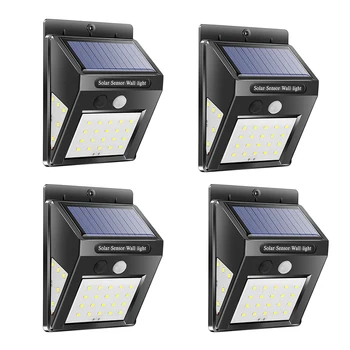 

30/40 LED Outdoor Solar Light PIR Motion Sensor 1/4pcs Solar Energy Lamp Waterproof Energy Saving Emergency Garden Yard Lights