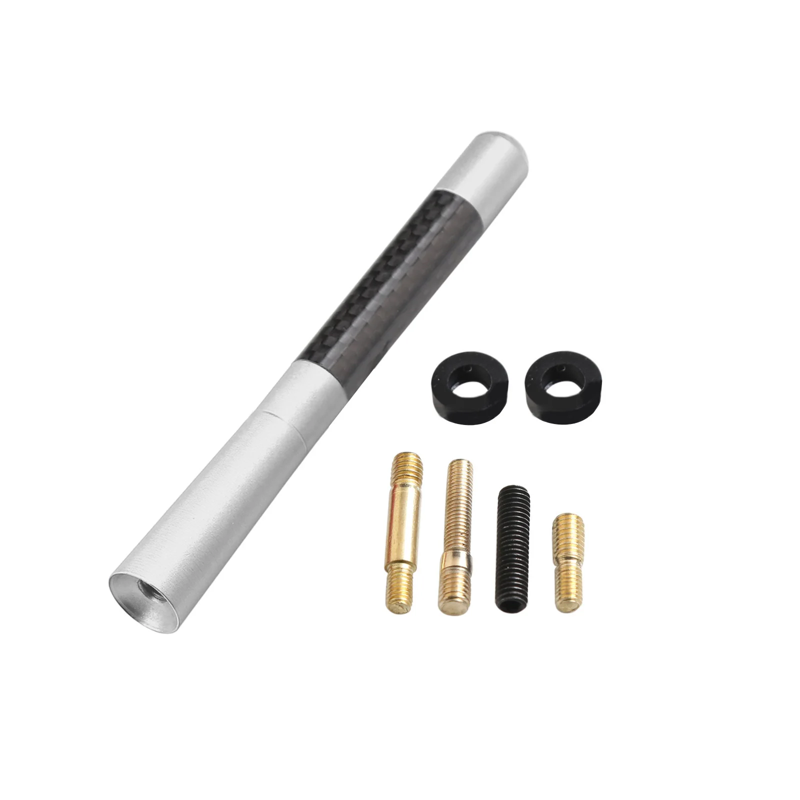 Антенна автомобиля 4," алюминиевый сплав углеродного волокна FM AM радио внешняя