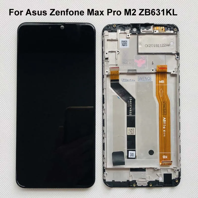 ЖК дисплей 6 26 ''AAA для Asus Zenfone Max Pro M2 ZB631KL/ZB630KL с сенсорным экраном и дигитайзером