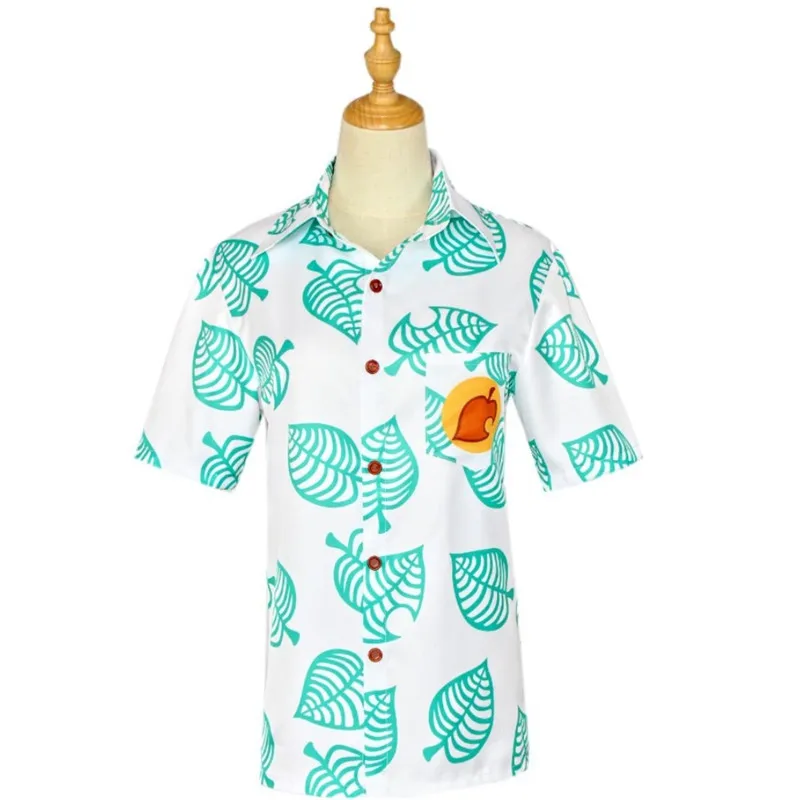Animal Crossing T Shirt Tom Nook Cosplay Shirt Costume Men Women kids Short Sleeve Tops summer fashion shirt uniform