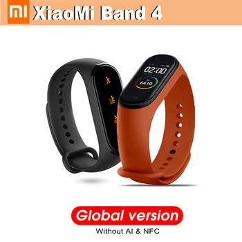 

Xiaomi Mi Band 4 Global Version Smart Bracelet 3 Color AMOLED Screen Miband 4 Smartband Fitness Traker Waterproof Smart Band