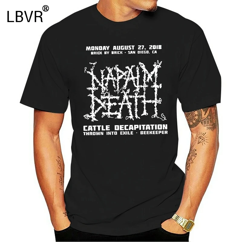 Новая футболка napalm death August 27 2020 san diego ca | Мужская одежда