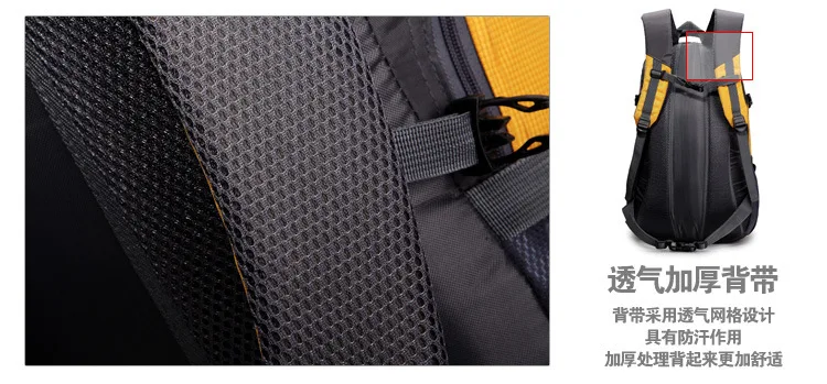 Manufacturers Customizable Shoulder Mountaineering Bag Men Large-Volume Backpack Women's Outdoor Casual Camping Sports Backpack