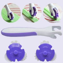 Ломтики DIY Пластиковые домашние кухонные Кондитерские решетчатый резец Ремесло колеса роликовые принадлежности для выпечки, помадка для выпечки торта инструменты для выпечки теста хлеба
