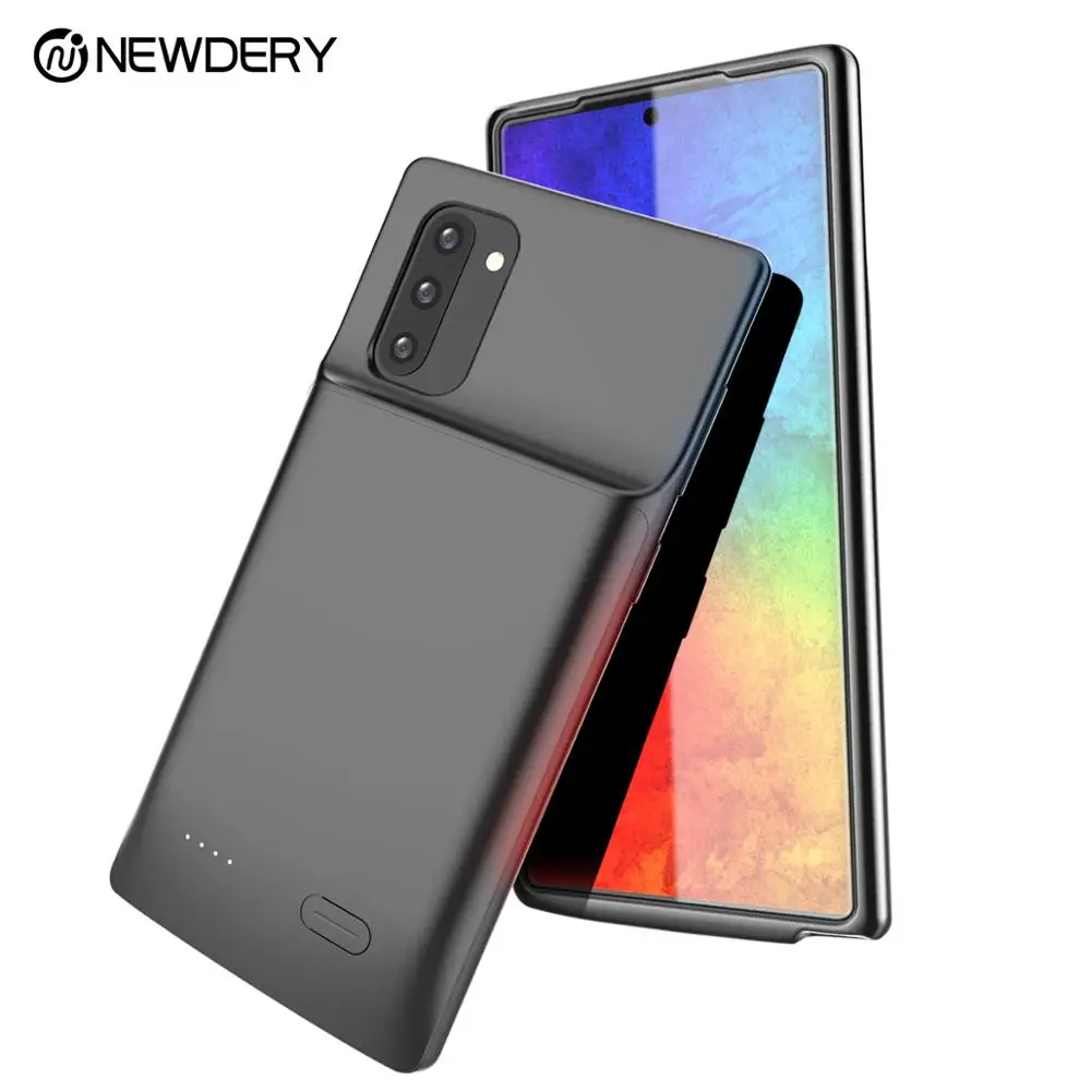 Новое поступление, чехол-батарея для samsung galaxy note 10, 5200 мА/ч, черный чехол для зарядки galaxy note 10 plus