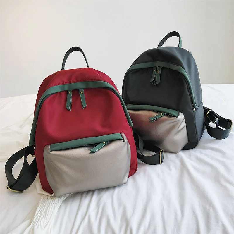 

JIULIN Summer Backpack School-Bag Large-Capacity Fashion Women Light Multifunction Lady mini backpack bookbag back pack