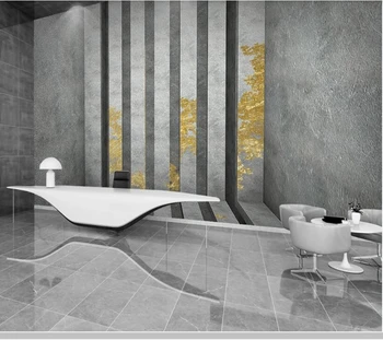 

Papel de parede Gilded stereo rectangular space gray modern 3d wallpaper,living room tv bedroom wall papers home decor bar mural