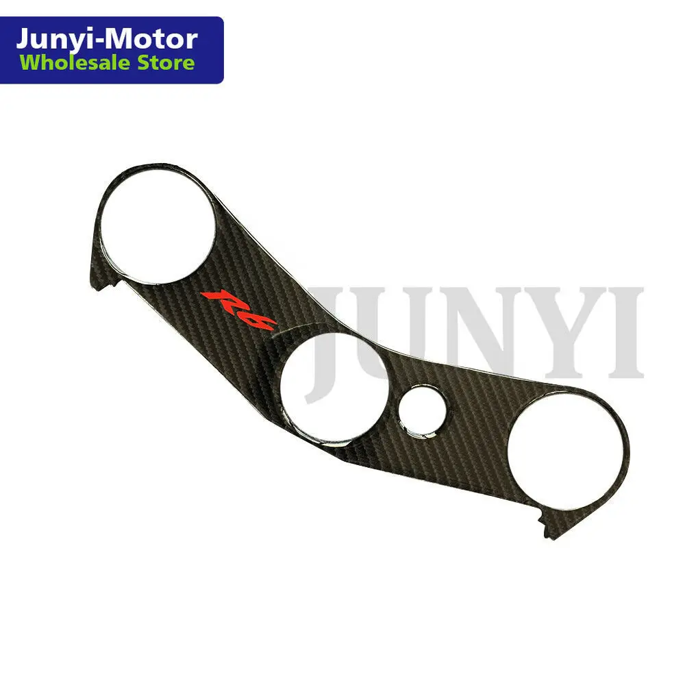 For Yamaha  R6 YZFR6 YZF600 2006-2016 Tank Pad Gas Cap Cover Triple Clamp Yoke Sticker Protector Carbon Fiber Motorcycle Decal