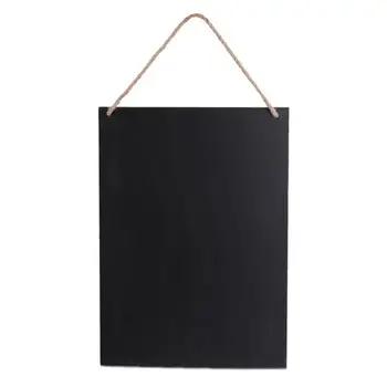 

Wooden Double-Sided Wedding Decorative Blackboard Message Board Slate Board For Rustic Signs Kitchen Pantry Wall Decor A35