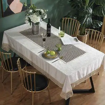 Cream Design 02 Американский светильник, роскошная скатерть, прямоугольная скатерть, ретро журнальный столик, вечерние скатерти, покрывала для ужина,, Dec FG1170 - Цвет: Cream Design 02