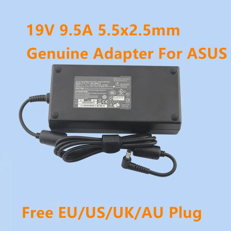 Genuine 19V 9.5A 180W AC Adapter Charger ADP-180HB D For Asus G75 G75VW G75VX 