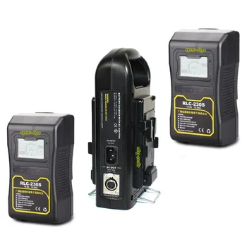 

2pcs*LCD 230Wh Li-ion Battery + 1pc* Dual Charger V-mount for DSLR Amira Alexa RED