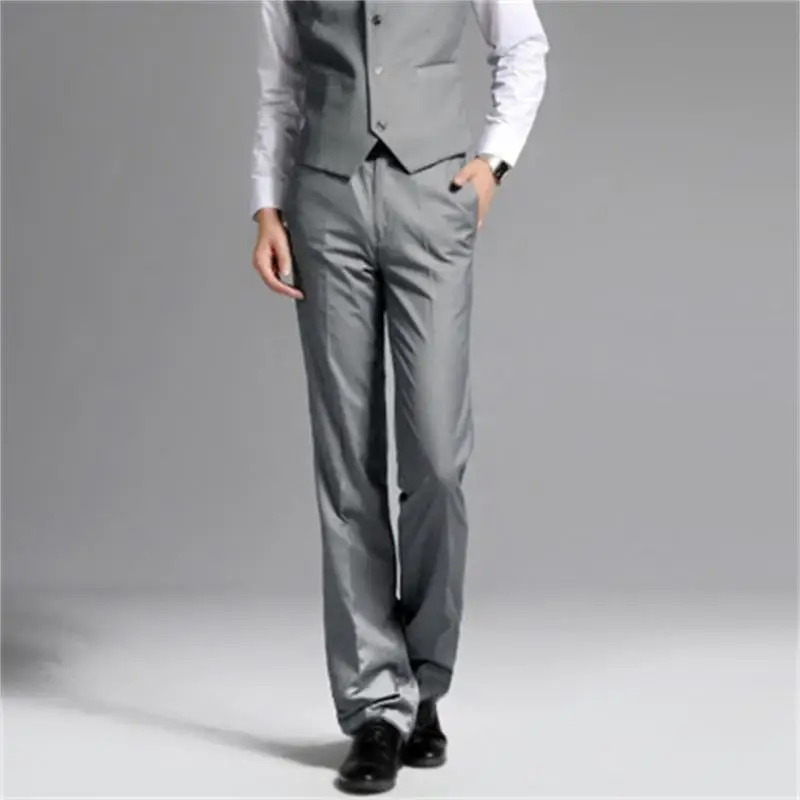 Men's Spring And Summer New Micro-Flared Trousers Slim Casual Pants