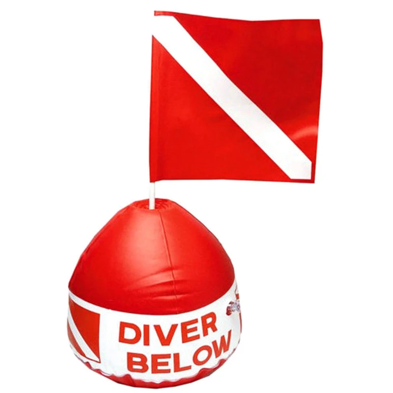 

Diving Diver Inflatable Signal Floater Float Dive Flag