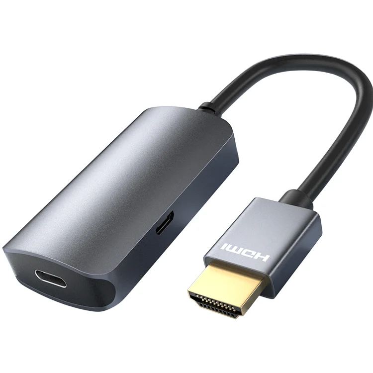Macho para Usb-c Entrada para Hdmi Conversor de Saída Usb tipo c Novo Hdmi Fêmea Adaptador 3.1 4k @ 60hz Usb c Thunderbolt 3 2022 - Image 3