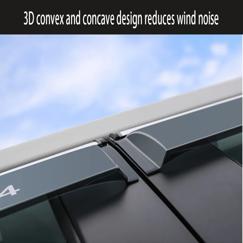 For Toyota RAV4 2014-2020 Windows Visor Side Wind Window Deflectors Visor Windshield On The Windows Accessories