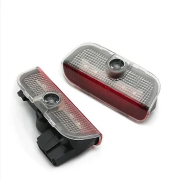 

LED Light Car Door Warning Lamp For VW CC Sagitar Sharan 7N Golf Magotan Passat T-ROC Scirocco Projector Decorative accessories