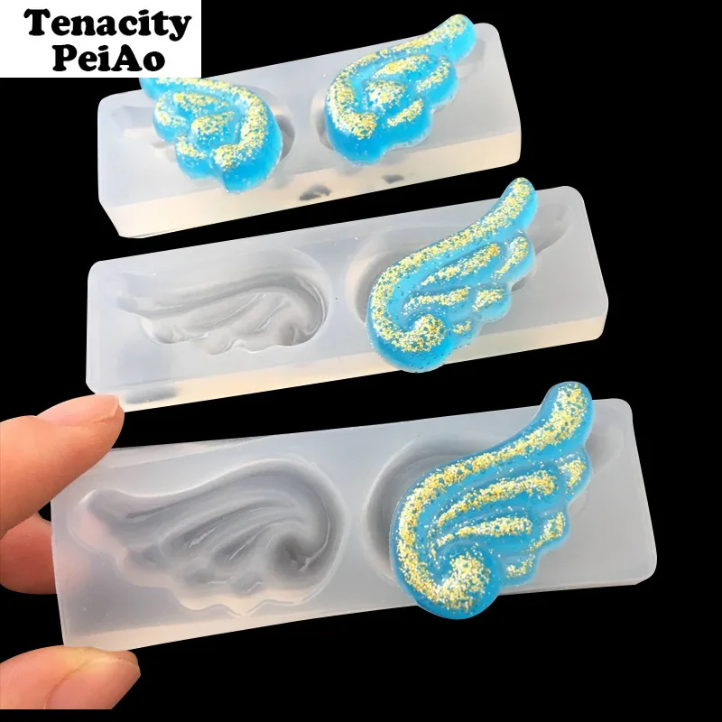 

1PC Epoxy Uv Resin Mold Silicone Mold for Resin Wing Style for Pendant Jewelry Making Tools