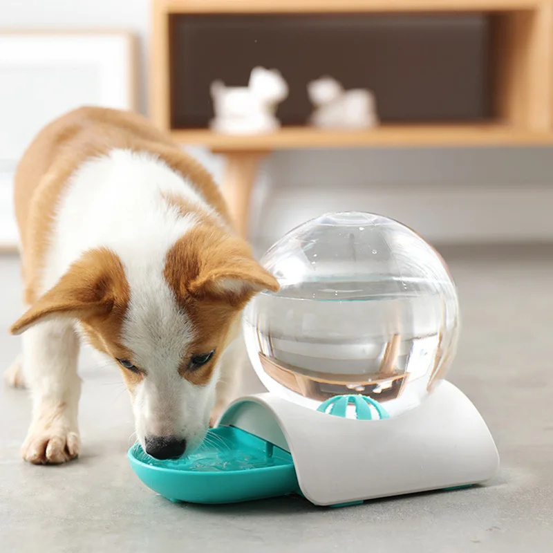 

@HE 2.8L Bubble Automatic Cat Water Fountain For Pets Water Dispenser Large Drinking Bowl Cat Drink No Electricity