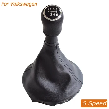 

25mm 5 Speed 6 Speed Auto Manual Gear Shift Knob Lever Shifter For Volkswagen VW/Transporter T5 T5.1 Gp 2003-2011 T6 With Boots