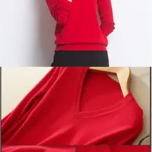 Походные свитера с v-образным вырезом для женщин, модные вязаные рубашки, шерстяной пуловер для женщин на осень и зиму, мягкие кашемировые свитера SWV03