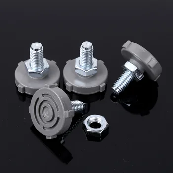 

4Pcs Leveling Feet Adjustable Leveler Floor Guard Round Base for household Furniture Table Chair Leg TV stands Leveling Feet