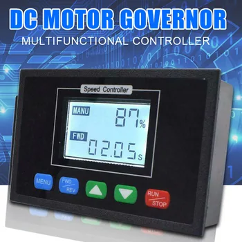 

Digital 0~100% DC Motor Speed Controller DC 12V 24V 36V 48V 40A Time Reversible I88