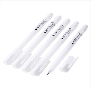 

5Pcs 1.0MM White Highlight Pen Student Sketch Drawing Graffiti Art Markers Comic Design Hook Liner Pen Stationery Art Supplies