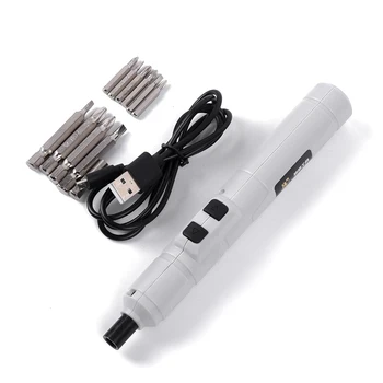 

DC3.6V Mini Lithium Cordless Electric Power Screwdriver Tool W/ USB & Drill Bits