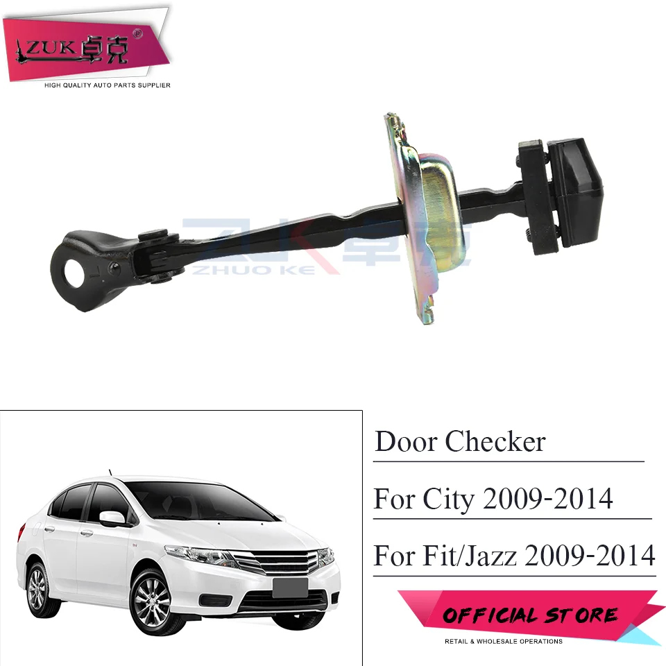 ZUK Авто дверные ручки-белую шашку для HONDA Город FIT Джаз 2009 2010 2011 2012 2013 TM0 TF0 двери автомобиля проверьте ремень фиксаторы уход за кожей лица маска оставаться держатель