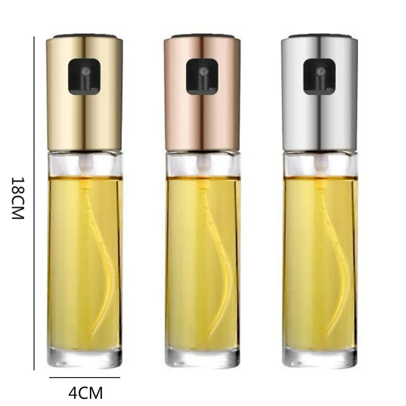 Glass Oil Pump Spray Bottle Olive Oil Sprayer Oil Dispenser BBQ Salad Baking Roasting Kitchen Cooking Tools K1212 G