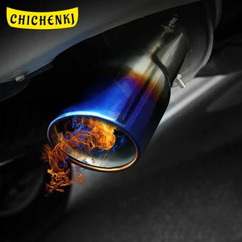 

Car Stainless Exhaust Pipe Muffler Tail Pipe Outlet Nozzle Exhaust System Exterior Accessories for Nissan Patrol Y62 2010-2019