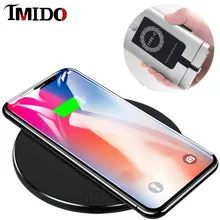 Лучшее Беспроводное зарядное устройство Qi для huawei P10 P20 Oneplus 6t 7 Pro умная Беспроводная зарядная катушка приемник для samsung Iphone 7plus