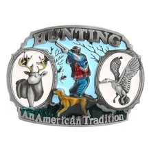 

American Style Embossed Belt Buckle Metal Cowboy Buckle Replacement