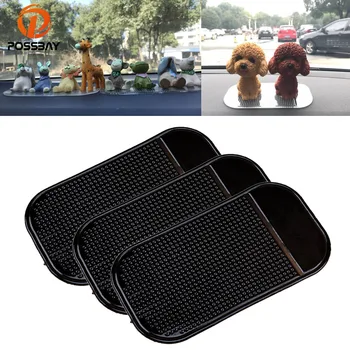 

POSSBAY 3Pcs Car Anti Slip Sticky Magic Mat Car Interior Silica Gel Non Slip Pad for Auto Cell Phone key Toy Anti Slip Pad