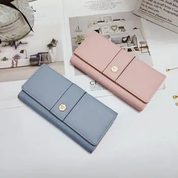 

Korean Version of the New Simple Multi-Function Large-Capacity Long Wallet Women