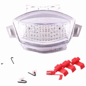 

1 SET Motorcycle LED Integrated Turn Signal Tail Light For Kawasaki Ninja 650R 2006-2007 ER-6 2006-2008 Clear Motor Accessories