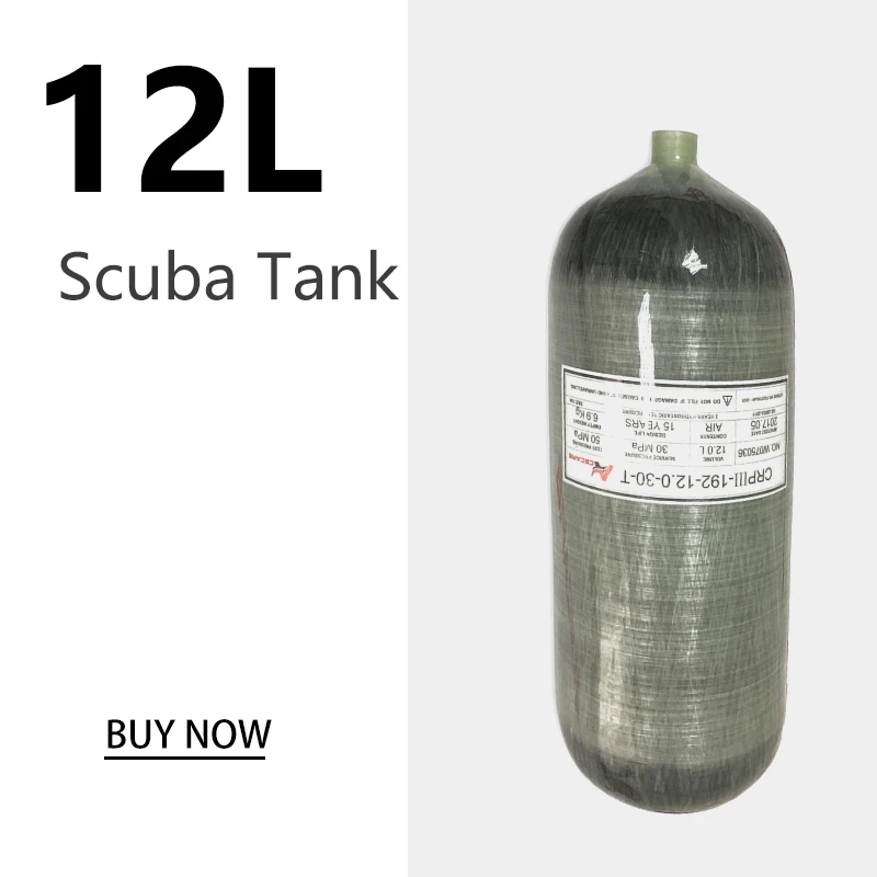 AC3120 Acecare 12L резервуар для подводного плавания 4500psi PCP цилиндр 30Mpa Воздушный бак