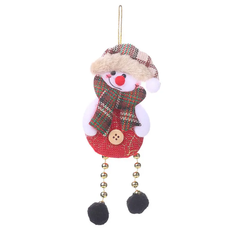 Snowman Новинка, украшения для рождественской елки, Рождественский медведь, висячие украшения, Санта Клаус, снеговик, Рождественские Подвески, рождественские украшения для дома - Цвет: Snowman