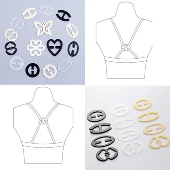 

Fashion Shadow Invisible Bra Buckle Hot Sale Underwear Fasteners Strap Holders Bra Buckles Hot Sale 3Pcs/set Bra Clips