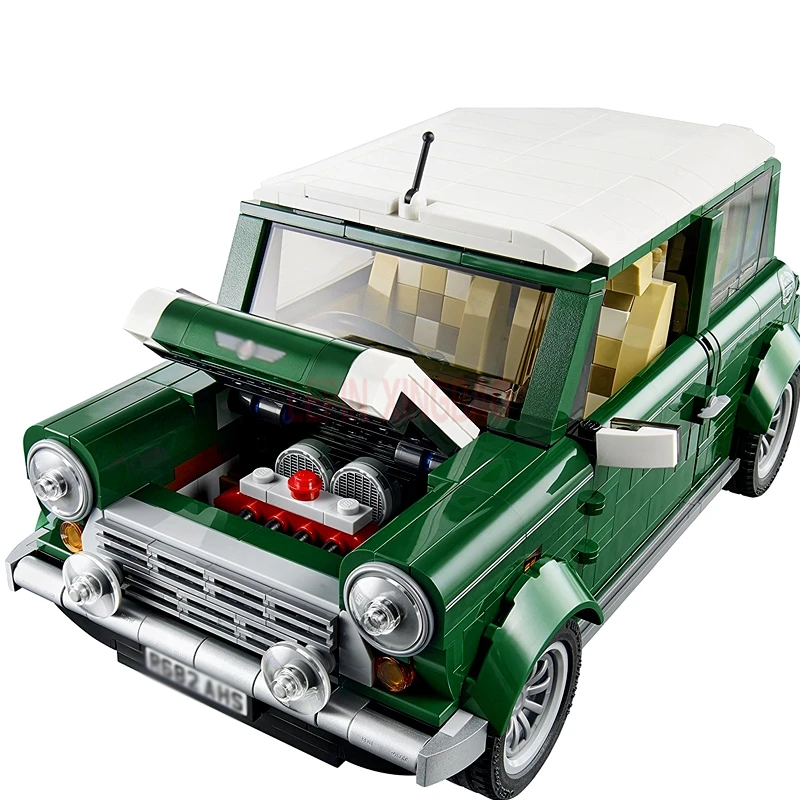 LP 21002 1108 шт. MOC Cooper MK VII классическая модель автомобиля строительный комплект набор блоков Кирпичи Детские LPings игрушки подарок клон 10242