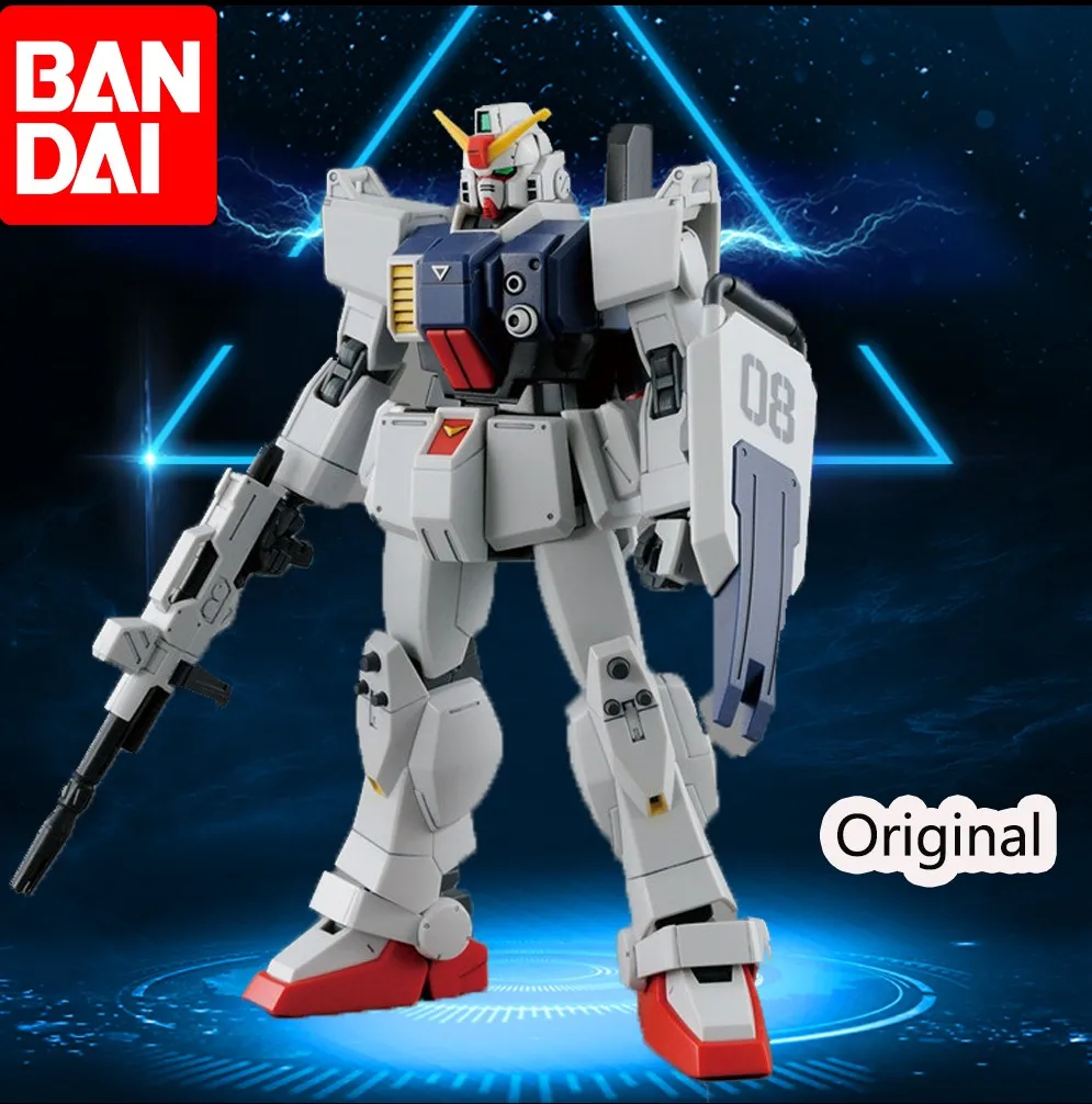 BANDAI мобильный костюм HGUC 210 1/144 RX-79 [G] Гундам массового производства наземного типа точки дети собранные игрушки подарки