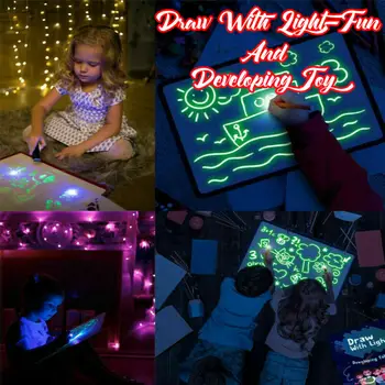 

Educational Draw With Light Fun And Developing Toy Drawing Board Magic Draw