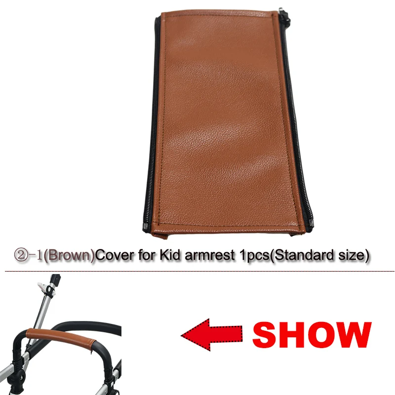 baby stroller accessories essentials Handle Protective Cover For Bugaboo Cameleon 1 2 3 / 3 Plus Pram Pu Leather Case Cover Armrest Bumber Cover Stroller Accessories baby stroller accessories set Baby Strollers